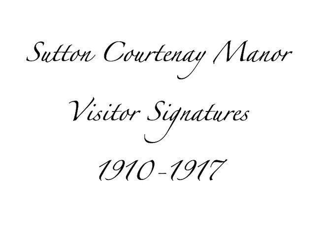 SC Manor Sigs - Title Page1